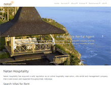 Tablet Screenshot of natanhospitality.com